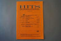 Hits International Heft 40 Notenheft