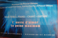 Les Dix Commandements Songbook Notenbuch Piano Vocal Guitar PVG
