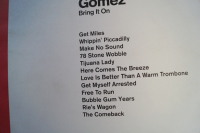 Gomez - Bring it on Songbook Notenbuch Vocal Guitar