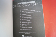 Glen Campbell - Best of Songbook Notenbuch Piano Vocal Guitar PVG