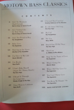 Motown Bass Classics Songbook Notenbuch Vocal Bass