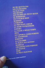 Jacques Brel - Spécial Guitar Tablatures Songbook Notenbuch Vocal Guitar