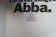 Abba - The Great Songs of (ältere Ausgabe)  Songbook Notenbuch Piano Vocal Guitar PVG