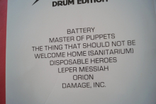 Metallica - Master of Puppets Songbook Notenbuch Vocal Drums