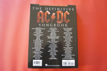 ACDC - The Definitive Songbook (updated)  Songbook Notenbuch Vocal Guitar