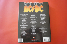 ACDC - The Definitive Songbook Songbook Notenbuch Vocal Guitar