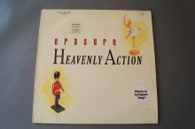 Erasure  Heavenly Action (Yellow Vinyl Maxi Single)