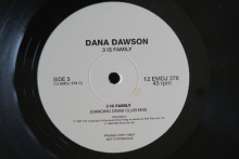 Dana Dawson  3 is Family House Mixes (Promo Vinyl 2Maxi Single)