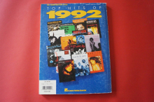 Top Hits of 1992 Songbook Notenbuch Piano Vocal Guitar PVG