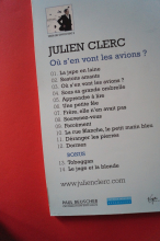 Julien Clerq - Où s´en vont les Avions Songbook Notenbuch Piano Vocal Guitar PVG