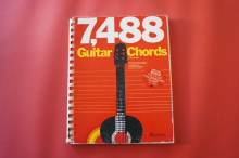 7488 Guitar Chords (mit Fingerboard Chart Poster) Gitarrenbuch