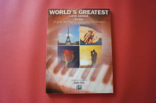 World´s Greatest Love Songs Songbook Notenbuch Easy Piano Vocal