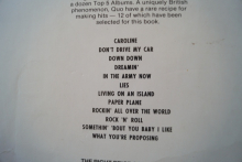 Status Quo - 12 Songs Songbook Notenbuch Vocal Guitar