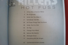 Killers - Hot Fuss Songbook Notenbuch Vocal Guitar