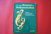 Das große Konzert der Volksmelodien Songbook Notenbuch Piano Vocal