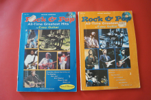 Rock & Pop All Time Greatest Easy Guitar Vol. 1 & 2 (mit CDs) Songbooks Notenbücher Vocal Easy Guitar