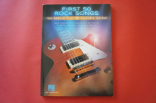 First 50 Rock Songs on Electric Guitar Songbook Notenbuch Vocal Guitar