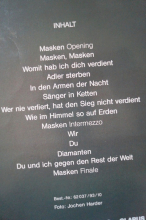 Udo Jürgens - Ohne Maske Songbook Notenbuch Piano Vocal