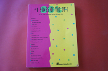 Number 1 Songs of the 80s Songbook Notenbuch Piano Vocal Guitar PVG