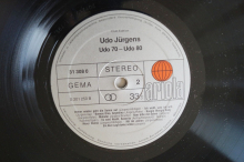 Udo Jürgens  Udo 70 Udo 80 (Club Edition, Vinyl LP)