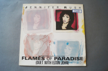 Jennifer Rush & Elton John  Flames of Paradise (Vinyl Maxi Single)