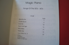 Magic Piano 50s 60s (ohne Diskette) Songbook Notenbuch Piano Vocal