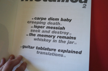 Metallica - Play Guitar with Book 2 (neuere Ausgabe, mit CD) Songbook Notenbuch Vocal Guitar