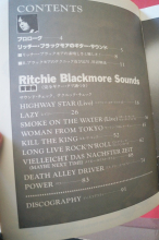 Ritchie Blackmore - Sounds (Guitar Score) Songbook Notenbuch Guitar