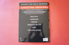 Christina Aguilera - Songs for Solo Singers (mit CD) Songbook Notenbuch Piano Vocal Guitar PVG