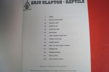 Eric Clapton - Reptile  Songbook Notenbuch Vocal Guitar