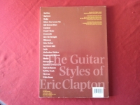 Eric Clapton - The Guitar Styles of  Songbook Notenbuch Vocal Guitar