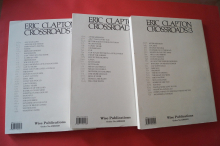 Eric Clapton - Crossroads Vol. 1, 2 & 3  Songbooks Notenbücher Vocal Guitar