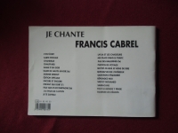 Francis Cabrel - Je chante  Songbook  Vocal Chords
