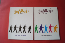 Genesis - Live The Way we walk Vol. 1 & 2  Songbooks Notenbücher Piano Vocal Guitar PVG