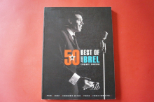Jacques Brel - 50 Best of  Songbook Notenbuch Piano Vocal Guitar PVG