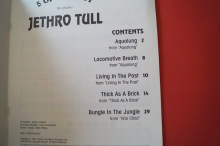 Jethro Tull - 5 of the Best  Songbook Notenbuch Piano Vocal Guitar PVG