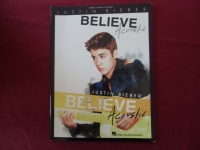 Justin Bieber - Believe (Acoustic)  Songbook Notenbuch Piano Vocal Guitar PVG