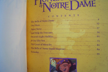 The Hunchback of Notre Dame  Songbook Notenbuch Piano Vocal