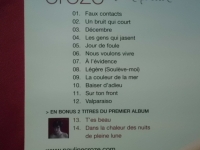 Pauline Croze - Un Bruit qui Court  Songbook Notenbuch Piano Vocal Guitar PVG