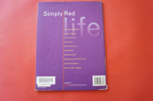 Simply Red - Life  Songbook Notenbuch Piano Vocal Guitar PVG